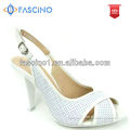 Fashion girls white high heel sandal